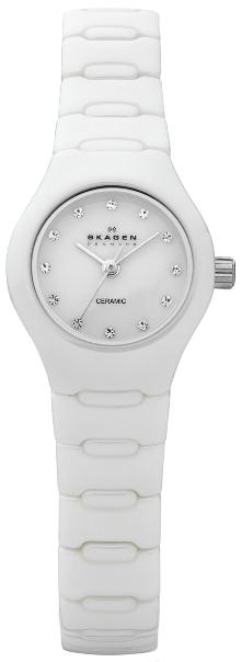 SKAGEN 816XSWXC1, HVID KERAMIK DAMEUR